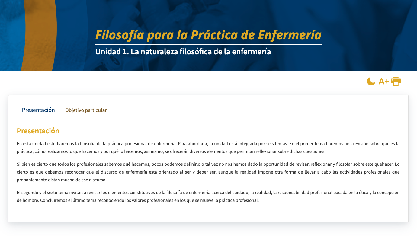 Filosofía para la Práctica de Enfermería - FENO